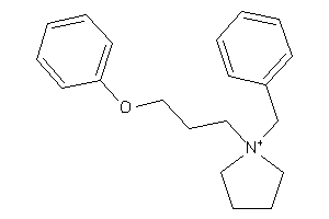 1-benzyl-1-(3-phenoxypropyl)pyrrolidin-1-ium