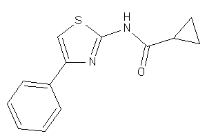 Image of N-(4-phenylthiazol-2-yl)cyclopropanecarboxamide