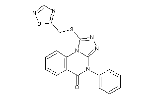 1-(1,2,4-oxadiazol-5-ylmethylthio)-4-phenyl-[1,2,4]triazolo[4,3-a]quinazolin-5-one