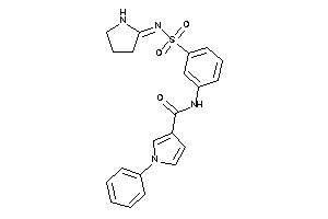 Image of 1-phenyl-N-[3-(pyrrolidin-2-ylideneamino)sulfonylphenyl]pyrrole-3-carboxamide