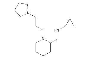 Cyclopropyl-[[1-(3-pyrrolidinopropyl)-2-piperidyl]methyl]amine