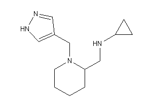 Cyclopropyl-[[1-(1H-pyrazol-4-ylmethyl)-2-piperidyl]methyl]amine