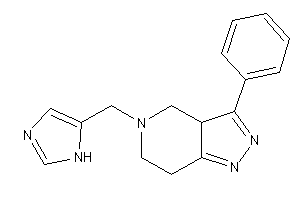 5-(1H-imidazol-5-ylmethyl)-3-phenyl-3a,4,6,7-tetrahydropyrazolo[4,3-c]pyridine