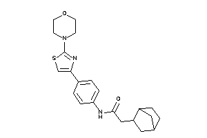 N-[4-(2-morpholinothiazol-4-yl)phenyl]-2-(2-norbornyl)acetamide
