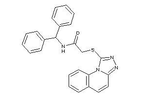 N-benzhydryl-2-([1,2,4]triazolo[4,3-a]quinolin-1-ylthio)acetamide