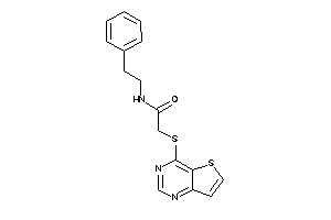 N-phenethyl-2-(thieno[3,2-d]pyrimidin-4-ylthio)acetamide