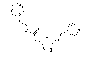 Image of 2-(2-benzylimino-4-keto-thiazolidin-5-yl)-N-phenethyl-acetamide