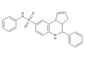 N,4-diphenyl-3a,4,5,9b-tetrahydro-3H-cyclopenta[c]quinoline-8-sulfonamide