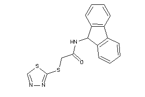 N-(9H-fluoren-9-yl)-2-(1,3,4-thiadiazol-2-ylthio)acetamide