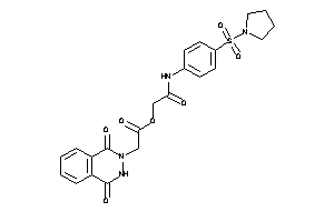Image of 2-(1,4-diketo-3H-phthalazin-2-yl)acetic Acid [2-keto-2-(4-pyrrolidinosulfonylanilino)ethyl] Ester