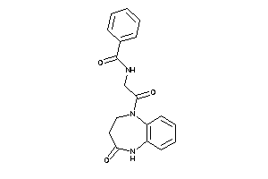 N-[2-keto-2-(4-keto-3,5-dihydro-2H-1,5-benzodiazepin-1-yl)ethyl]benzamide