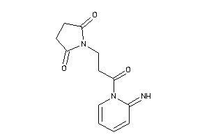 1-[3-(2-imino-1-pyridyl)-3-keto-propyl]pyrrolidine-2,5-quinone