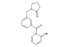 Image of 1-[3-(2-iminopyridine-1-carbonyl)benzyl]-2-pyrrolidone