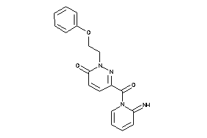 6-(2-iminopyridine-1-carbonyl)-2-(2-phenoxyethyl)pyridazin-3-one