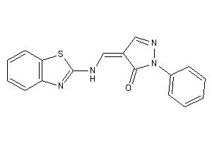 4-[(1,3-benzothiazol-2-ylamino)methylene]-2-phenyl-2-pyrazolin-3-one