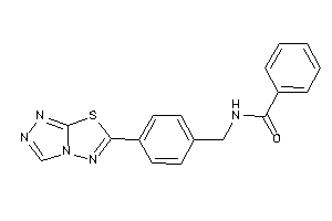 N-[4-([1,2,4]triazolo[3,4-b][1,3,4]thiadiazol-6-yl)benzyl]benzamide