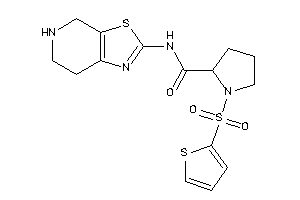 Image of N-(4,5,6,7-tetrahydrothiazolo[5,4-c]pyridin-2-yl)-1-(2-thienylsulfonyl)pyrrolidine-2-carboxamide