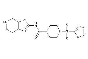 N-(4,5,6,7-tetrahydrothiazolo[5,4-c]pyridin-2-yl)-1-(2-thienylsulfonyl)isonipecotamide