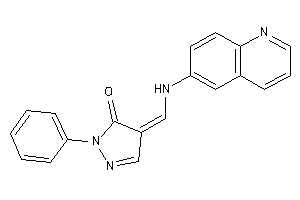 2-phenyl-4-[(6-quinolylamino)methylene]-2-pyrazolin-3-one
