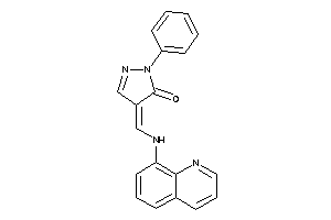 2-phenyl-4-[(8-quinolylamino)methylene]-2-pyrazolin-3-one