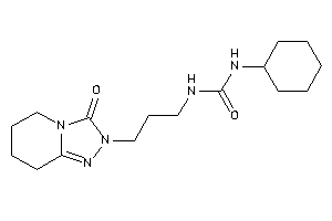 Image of 1-cyclohexyl-3-[3-(3-keto-5,6,7,8-tetrahydro-[1,2,4]triazolo[4,3-a]pyridin-2-yl)propyl]urea