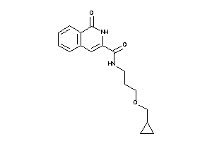 N-[3-(cyclopropylmethoxy)propyl]-1-keto-2H-isoquinoline-3-carboxamide