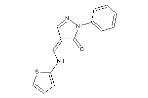 Image of 2-phenyl-4-[(2-thienylamino)methylene]-2-pyrazolin-3-one