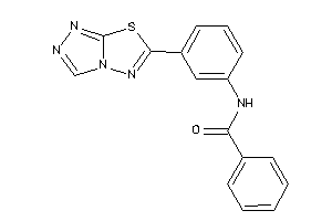 N-[3-([1,2,4]triazolo[3,4-b][1,3,4]thiadiazol-6-yl)phenyl]benzamide