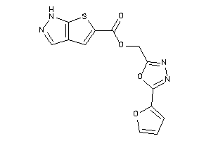 1H-thieno[2,3-c]pyrazole-5-carboxylic Acid [5-(2-furyl)-1,3,4-oxadiazol-2-yl]methyl Ester