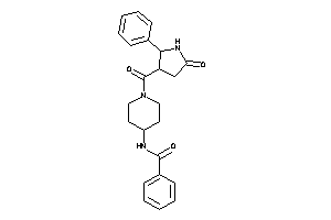 Image of N-[1-(5-keto-2-phenyl-pyrrolidine-3-carbonyl)-4-piperidyl]benzamide