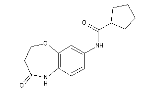 Image of N-(4-keto-3,5-dihydro-2H-1,5-benzoxazepin-8-yl)cyclopentanecarboxamide