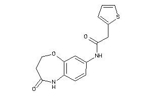 N-(4-keto-3,5-dihydro-2H-1,5-benzoxazepin-8-yl)-2-(2-thienyl)acetamide