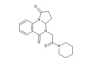 4-(2-keto-2-piperidino-ethyl)-3,3a-dihydro-2H-pyrrolo[1,2-a]quinazoline-1,5-quinone