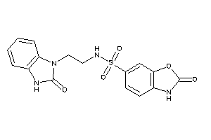 2-keto-N-[2-(2-keto-3H-benzimidazol-1-yl)ethyl]-3H-1,3-benzoxazole-6-sulfonamide