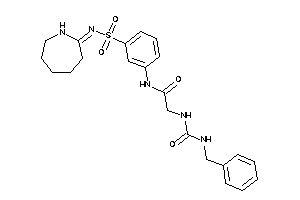 N-[3-(azepan-2-ylideneamino)sulfonylphenyl]-2-(benzylcarbamoylamino)acetamide