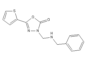 3-[(benzylamino)methyl]-5-(2-thienyl)-1,3,4-oxadiazol-2-one