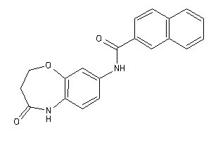 Image of N-(4-keto-3,5-dihydro-2H-1,5-benzoxazepin-8-yl)-2-naphthamide