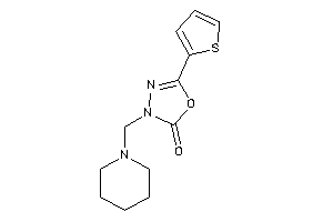 3-(piperidinomethyl)-5-(2-thienyl)-1,3,4-oxadiazol-2-one