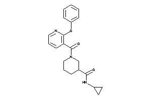 N-cyclopropyl-1-(2-phenoxynicotinoyl)nipecotamide