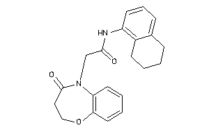 2-(4-keto-2,3-dihydro-1,5-benzoxazepin-5-yl)-N-tetralin-5-yl-acetamide