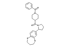 (1-benzoyl-4-piperidyl)-[2-(3,4-dihydro-2H-1,5-benzodioxepin-7-yl)pyrrolidino]methanone