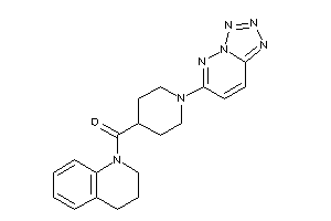 3,4-dihydro-2H-quinolin-1-yl-[1-(tetrazolo[5,1-f]pyridazin-6-yl)-4-piperidyl]methanone