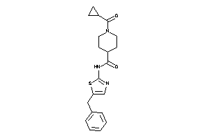 Image of N-(5-benzylthiazol-2-yl)-1-(cyclopropanecarbonyl)isonipecotamide