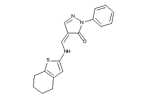 Image of 2-phenyl-4-[(4,5,6,7-tetrahydrobenzothiophen-2-ylamino)methylene]-2-pyrazolin-3-one