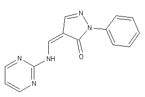 2-phenyl-4-[(2-pyrimidylamino)methylene]-2-pyrazolin-3-one