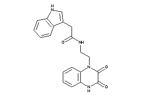 N-[2-(2,3-diketo-4H-quinoxalin-1-yl)ethyl]-2-(1H-indol-3-yl)acetamide