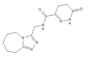 6-keto-N-(6,7,8,9-tetrahydro-5H-[1,2,4]triazolo[4,3-a]azepin-3-ylmethyl)-4,5-dihydro-1H-pyridazine-3-carboxamide