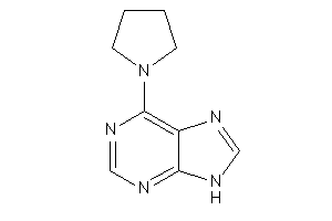 Image of 6-pyrrolidino-9H-purine