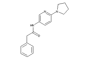 2-phenyl-N-(6-pyrrolidino-3-pyridyl)acetamide