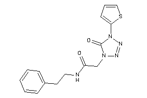 2-[5-keto-4-(2-thienyl)tetrazol-1-yl]-N-phenethyl-acetamide